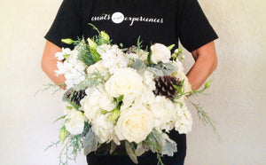 Winter White Christmas Floral Arrangement