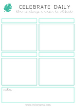 Freebie! Celebrate Daily Journal Printable